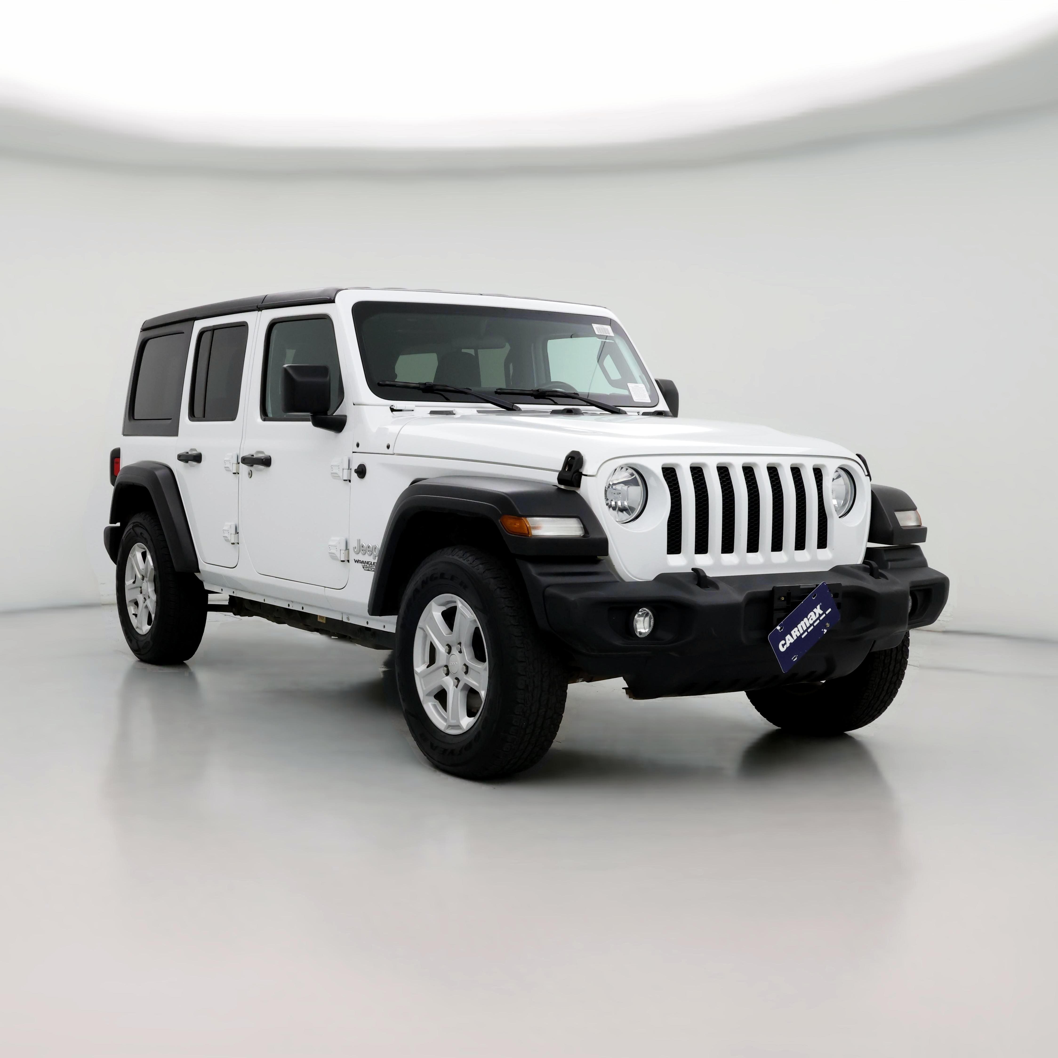 White jeep wrangler shops price