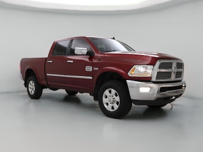Red 2015 Ram 2500 Laramie Longhorn