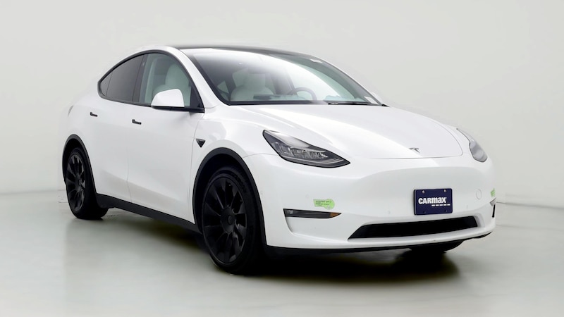 2021 Tesla Model Y Long Range Hero Image