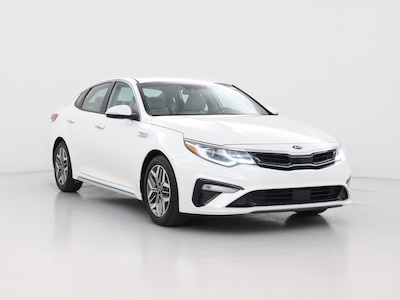White 2020 Kia Optima Hybrid EX