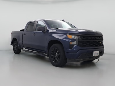 Blue 2022 Chevrolet Silverado 1500 Custom