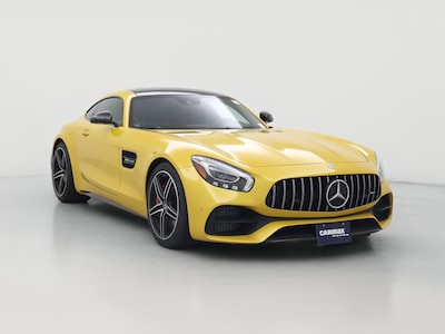 Yellow 2019 Mercedes-Benz AMG GT C