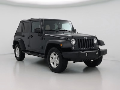 Gray 2016 Jeep Wrangler Unlimited Sport