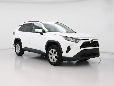 White 2019 Toyota RAV4 LE
