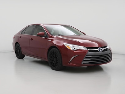 Red 2016 Toyota Camry Hybrid XLE