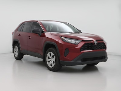 Red 2022 Toyota RAV4 LE