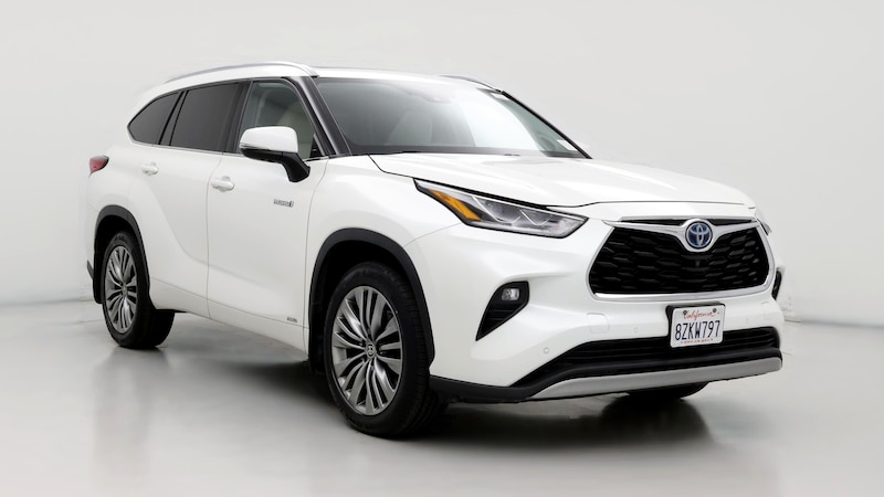 2021 Toyota Highlander Platinum Hero Image