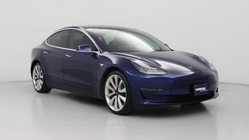 2019 Tesla Model 3 Long Range Hero Image