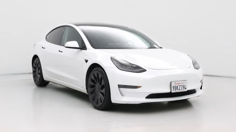 2022 Tesla Model 3 Performance Hero Image
