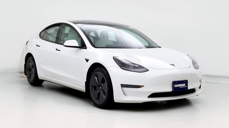 2021 Tesla Model 3 Long Range Hero Image