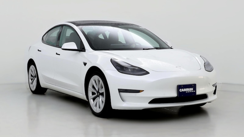 2022 Tesla Model 3 Long Range Hero Image