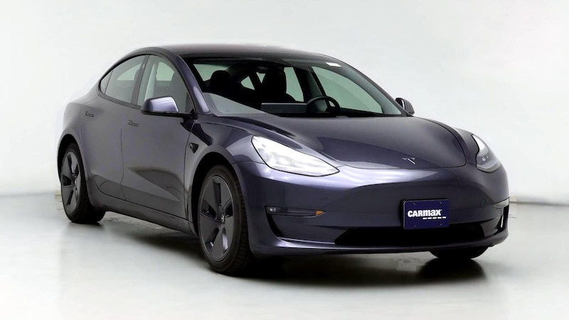 2021 Tesla Model 3 Long Range Hero Image