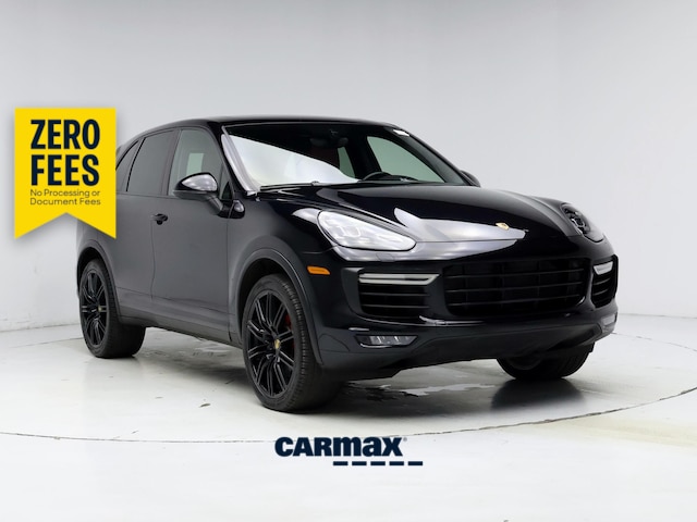 Black 2017 Porsche Cayenne SUV / Crossover All-Wheel Drive Automatic