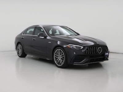 Gray 2023 Mercedes-Benz C43 AMG