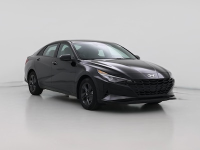 Black 2023 Hyundai Elantra Hybrid Blue