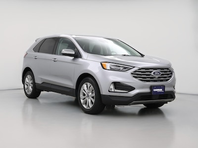 Silver 2022 Ford Edge Titanium