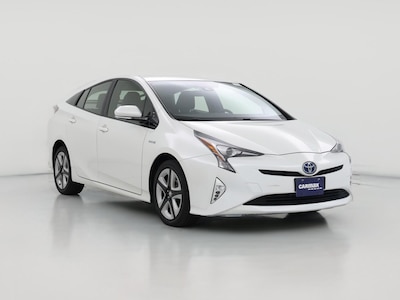 White 2016 Toyota Prius Three Touring