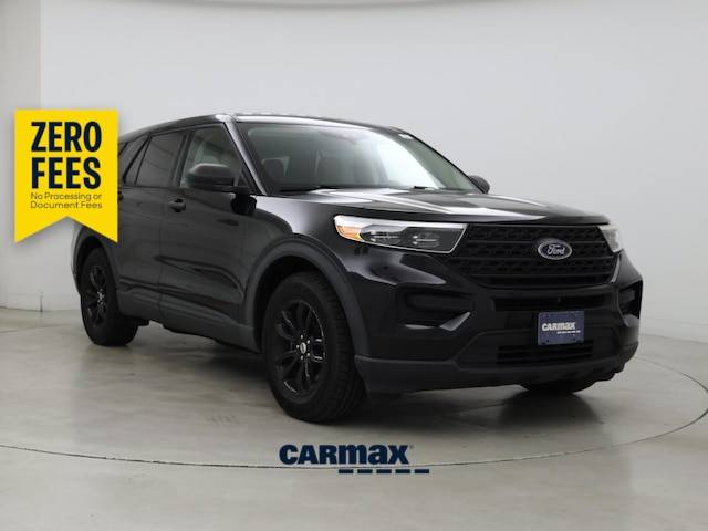 Black 2020 Ford Explorer SUV / Crossover Rear-Wheel Drive Automatic