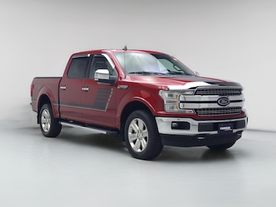 Red 2020 Ford F150 Lariat