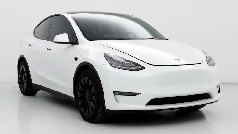 2021 Tesla Model Y Long Range Hero Image