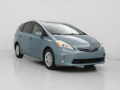 Green 2014 Toyota Prius v Two
