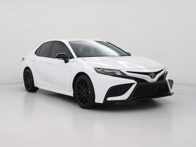 White 2023 Toyota Camry SE Night Shade