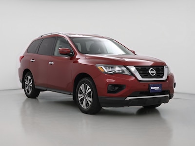 Red 2017 Nissan Pathfinder S
