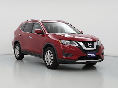 Red 2017 Nissan Rogue SV