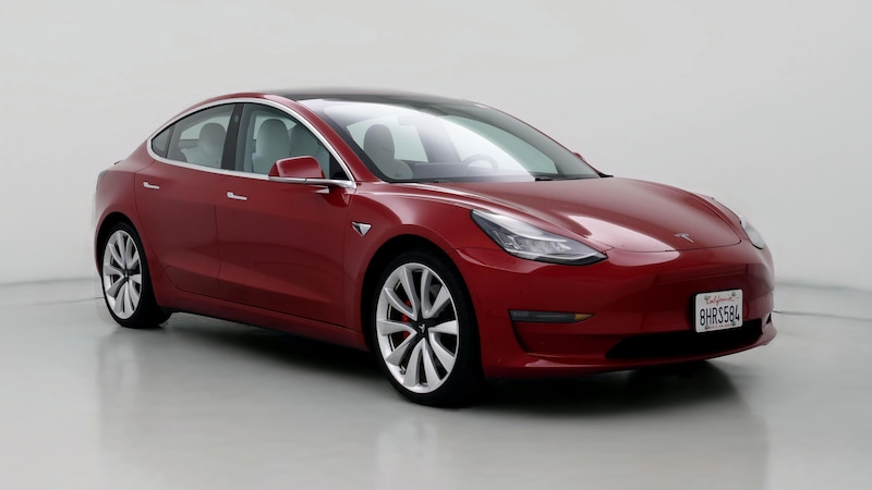 2018 Tesla Model 3 Performance Hero Image