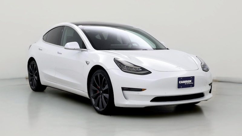 2018 Tesla Model 3 Performance Hero Image