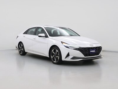 White 2022 Hyundai Elantra Hybrid Limited
