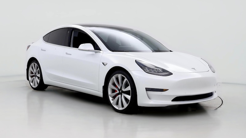 2019 Tesla Model 3 Performance Hero Image