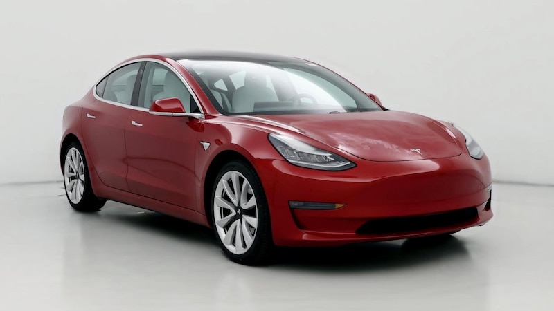 2018 Tesla Model 3 Long Range Hero Image