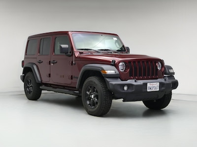 Red 2021 Jeep Wrangler Unlimited Sport S