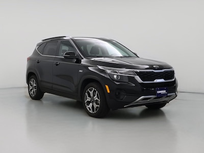 Black 2021 Kia Seltos EX