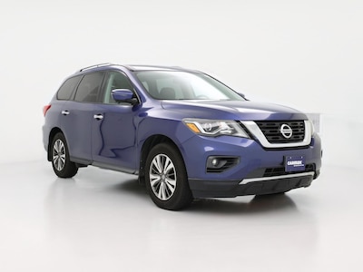 Blue 2017 Nissan Pathfinder SL