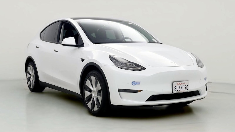 2021 Tesla Model Y Long Range Hero Image