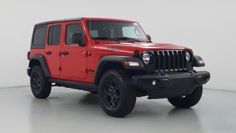 2021 Jeep Wrangler Unlimited Willys Hero Image