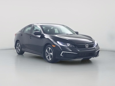 Black 2021 Honda Civic LX