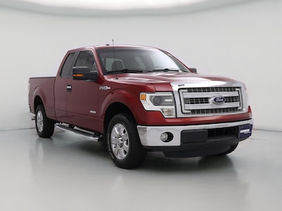 Red 2014 Ford F150 XLT