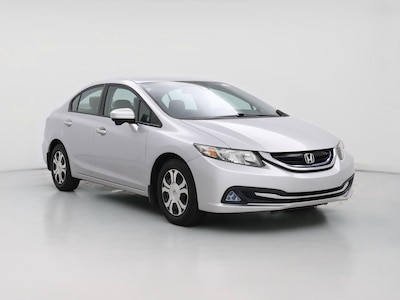 Silver 2014 Honda Civic Hybrid