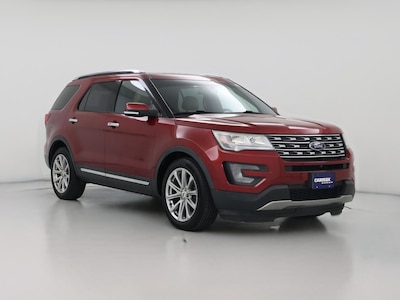 Red 2017 Ford Explorer Limited