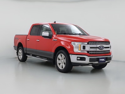 Red 2020 Ford F150 XLT