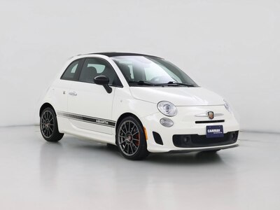 White 2015 Fiat 500 Abarth