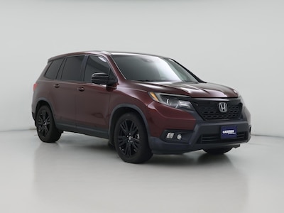 Red 2019 Honda Passport Sport