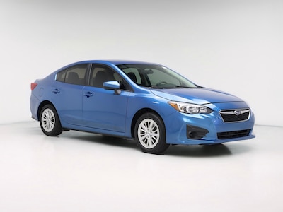 Blue 2017 Subaru Impreza 2.0I Premium