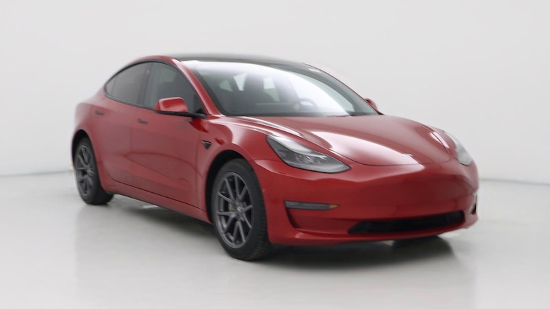 2022 Tesla Model 3 Long Range Hero Image