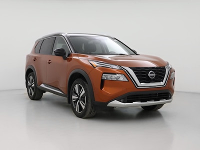 Orange 2022 Nissan Rogue Platinum