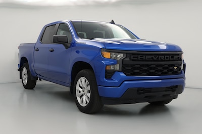 Blue 2022 Chevrolet Silverado 1500 Custom