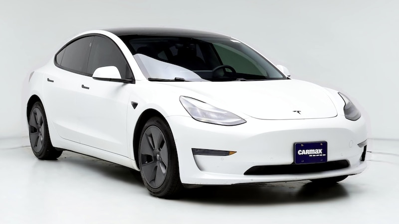 2021 Tesla Model 3 Long Range Hero Image